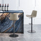Adjustable Bar Stool Leather Backrest Counter Stool with Swivel Clearhalo 'Bar Furniture' 'Bar Stools' 'bar_stools' 'furn' 'furn_bar_stools' 'Furniture' 'Kitchen & Dining Furniture' 6813390