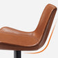 Adjustable Bar Stool Leather Backrest Counter Stool with Swivel Clearhalo 'Bar Furniture' 'Bar Stools' 'bar_stools' 'furn' 'furn_bar_stools' 'Furniture' 'Kitchen & Dining Furniture' 6813397