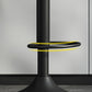 Glam Dining Stools Adjustable Height Bar Stools with Metal Base