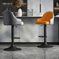 Glam Dining Stools Adjustable Height Bar Stools with Metal Base Clearhalo 'Bar Furniture' 'Bar Stools' 'bar_stools' 'furn' 'furn_bar_stools' 'Furniture' 'Kitchen & Dining Furniture' 6813644