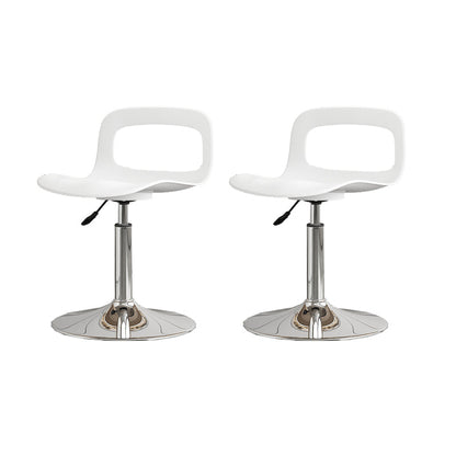 Sgabelli da bar industriali di altezza regolabile con base metallica