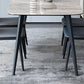Simplicity Style Furniture Rectangle Stone Dining Room Table for Dining Room Clearhalo 'Dining Tables & Seating' 'Dining Tables' 'dining_table' 'furn' 'furn_dining_table' 'Furniture' 'Kitchen & Dining Furniture' 6813958