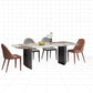 Simplicity Style Dinette Table Rectangle Stone Dining Room Table for Kitchen Clearhalo 'Dining Tables & Seating' 'Dining Tables' 'dining_table' 'furn' 'furn_dining_table' 'Furniture' 'Kitchen & Dining Furniture' 6814003