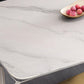 Glam Style Dinner Table Rectangle Stone Dining Room Table for Home Clearhalo 'Dining Tables & Seating' 'Dining Tables' 'dining_table' 'furn' 'furn_dining_table' 'Furniture' 'Kitchen & Dining Furniture' 6814027