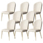 Kitchen Upholstered Armless Dining Chairs Parsons Chair in Gold Legs