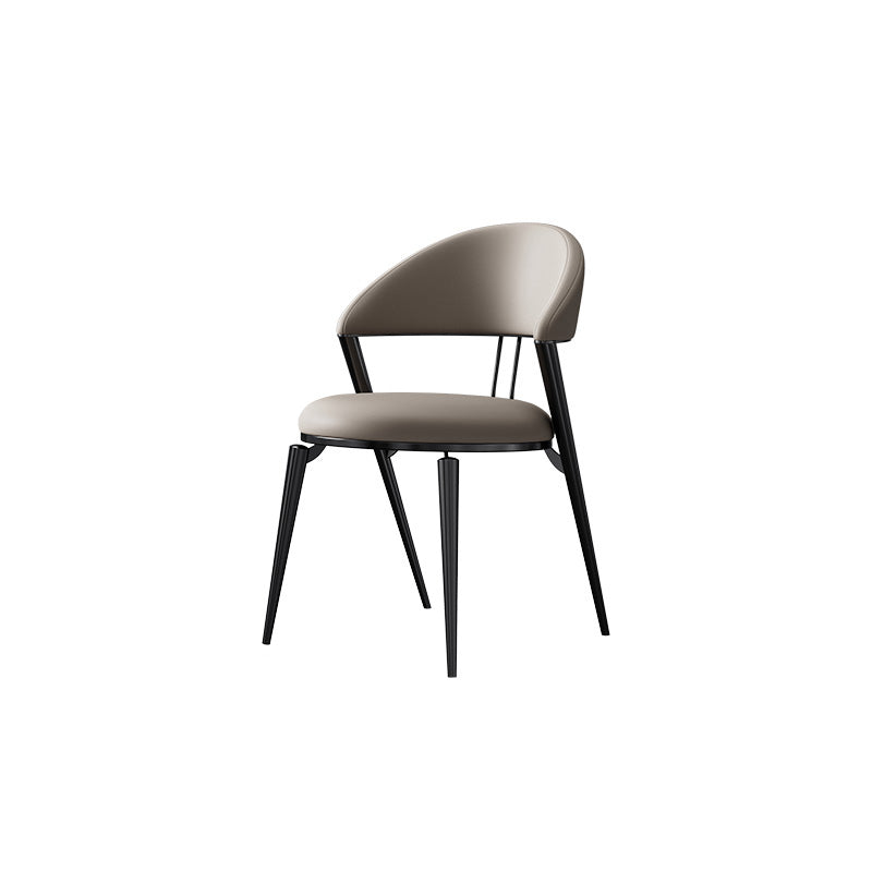 Modern Indoor Kitchen Dining Chair Open Back Dining Side Chair Clearhalo 'Dining Chairs' 'Dining Tables & Seating' 'dining_chair' 'furn' 'furn_dining_chair' 'Furniture' 'Kitchen & Dining Furniture' 6814200
