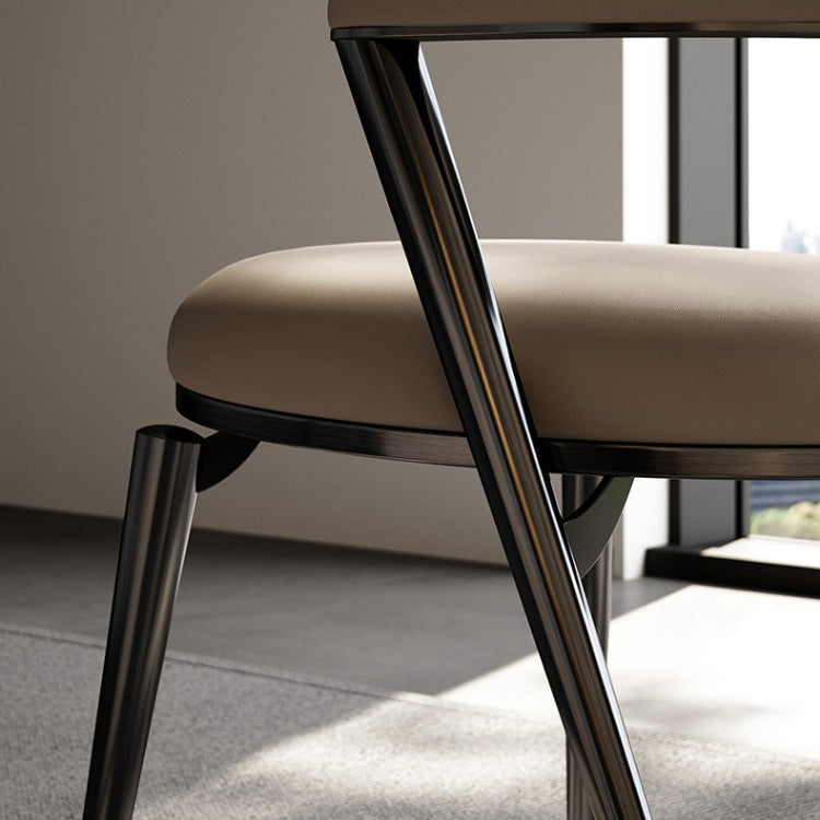 Modern Indoor Kitchen Dining Chair Open Back Dining Side Chair Clearhalo 'Dining Chairs' 'Dining Tables & Seating' 'dining_chair' 'furn' 'furn_dining_chair' 'Furniture' 'Kitchen & Dining Furniture' 6814205