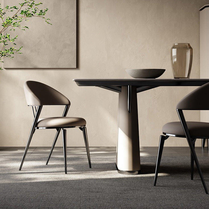 Modern Indoor Kitchen Dining Chair Open Back Dining Side Chair Clearhalo 'Dining Chairs' 'Dining Tables & Seating' 'dining_chair' 'furn' 'furn_dining_chair' 'Furniture' 'Kitchen & Dining Furniture' 6814209