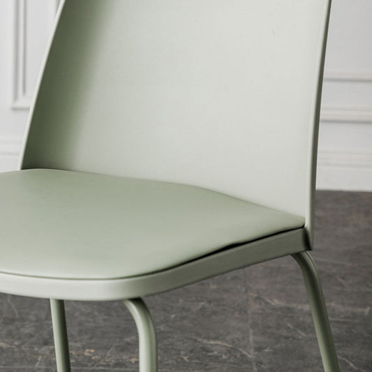 Moderner Stil des Patio -Seitenstuhls Home Parsons hinterer Armloser Stuhl