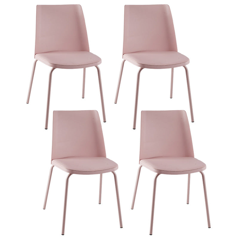 Moderner Stil des Patio -Seitenstuhls Home Parsons hinterer Armloser Stuhl