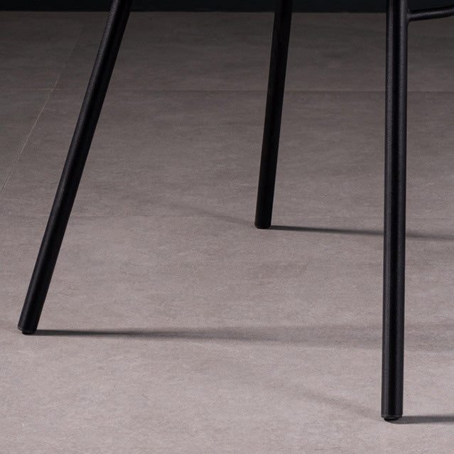 フェイクレザーダイニングチェアインダストリアルスタイルウィングバックアームチェア