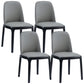 Modern Style Home Dining Side Chair Wood Parsons Armless Chair Grey 4 Piece Set Clearhalo 'Dining Chairs' 'Dining Tables & Seating' 'dining_chair' 'furn' 'furn_dining_chair' 'Furniture' 'Kitchen & Dining Furniture' 6814487