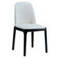 Modern Style Home Dining Side Chair Wood Parsons Armless Chair White 1 Piece Clearhalo 'Dining Chairs' 'Dining Tables & Seating' 'dining_chair' 'furn' 'furn_dining_chair' 'Furniture' 'Kitchen & Dining Furniture' 6814492