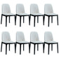 Modern Style Home Dining Side Chair Wood Parsons Armless Chair White 8 Piece Set Clearhalo 'Dining Chairs' 'Dining Tables & Seating' 'dining_chair' 'furn' 'furn_dining_chair' 'Furniture' 'Kitchen & Dining Furniture' 6814496