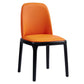 Modern Style Home Dining Side Chair Wood Parsons Armless Chair Orange 1 Piece Clearhalo 'Dining Chairs' 'Dining Tables & Seating' 'dining_chair' 'furn' 'furn_dining_chair' 'Furniture' 'Kitchen & Dining Furniture' 6814502
