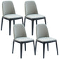 Modern Style Home Dining Side Chair Wood Parsons Armless Chair Smoke Gray 4 Piece Set Clearhalo 'Dining Chairs' 'Dining Tables & Seating' 'dining_chair' 'furn' 'furn_dining_chair' 'Furniture' 'Kitchen & Dining Furniture' 6814514