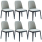 Modern Style Home Dining Side Chair Wood Parsons Armless Chair Smoke Gray 6 Piece Set Clearhalo 'Dining Chairs' 'Dining Tables & Seating' 'dining_chair' 'furn' 'furn_dining_chair' 'Furniture' 'Kitchen & Dining Furniture' 6814515