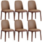 Modern Style Home Dining Side Chair Wood Parsons Armless Chair Walnut 6 Piece Set Clearhalo 'Dining Chairs' 'Dining Tables & Seating' 'dining_chair' 'furn' 'furn_dining_chair' 'Furniture' 'Kitchen & Dining Furniture' 6814520