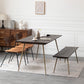 Modern 1/2/4/5/6 stukken Dinerset rechthoekige eiken houten eettafel voor eetkamer