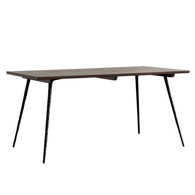 Modern 1/2/4/5/6 stukken Dinerset rechthoekige eiken houten eettafel voor eetkamer