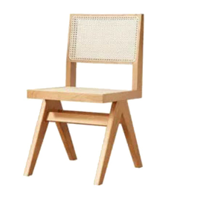 Modern 1/4 Pieces Dining Set Rectangle Ash Wood Dining Table for Dining Room Kitchen