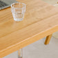 Modern 1/4 Pieces Dining Set Rectangle Ash Wood Dining Table for Dining Room Kitchen