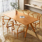 Modern 1/4/5 Pieces Dining Set Pine Wood Dining Table for Dining Room
