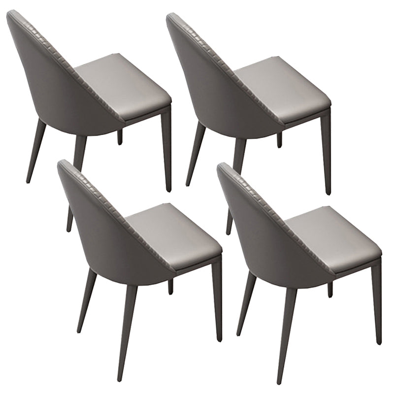 Style moderne 1/4/5/7 Pièces chaises de restauration Ensemble de meubles en pierre rectangulaire en blanc