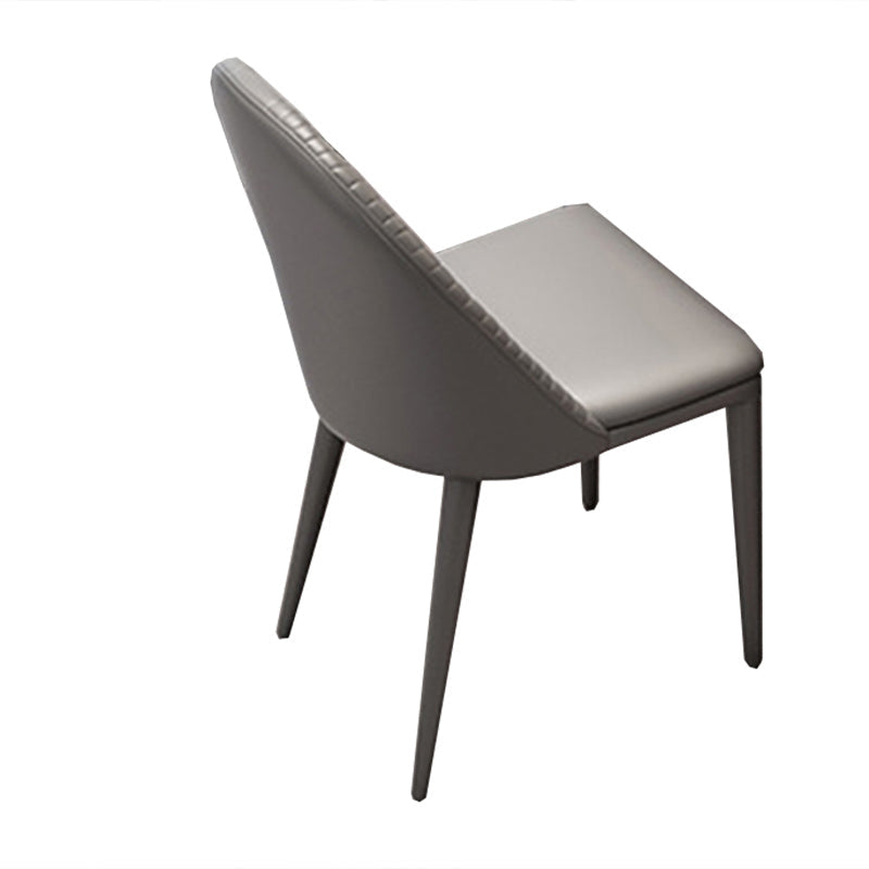 Style moderne 1/4/5/7 Pièces chaises de restauration Ensemble de meubles en pierre rectangulaire en blanc