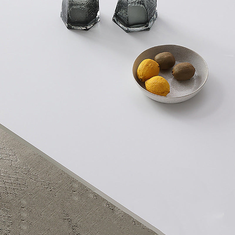 Modern Style 1/2/4/5/6/7 Pieces Dining Chairs Set Rectangle Stone Furniture in White Clearhalo 'Dining Room Sets' 'Dining Tables & Seating' 'dining_room_set' 'furn' 'furn_dining_room_set' 'Furniture' 'Kitchen & Dining Furniture' 6814718