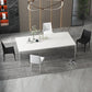 Modern Style 1/2/4/5/6/7 Pieces Dining Chairs Set Rectangle Stone Furniture in White Clearhalo 'Dining Room Sets' 'Dining Tables & Seating' 'dining_room_set' 'furn' 'furn_dining_room_set' 'Furniture' 'Kitchen & Dining Furniture' 6814724