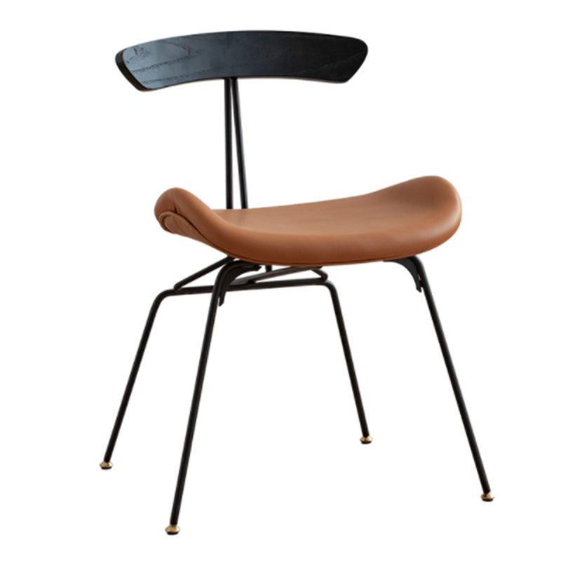 Industrial 1/5 Pieces Dining Set Rectangle Oak Wood Dining Table for Dining Room 1 Brown Chair Clearhalo 'Dining Room Sets' 'Dining Tables & Seating' 'dining_room_set' 'furn' 'furn_dining_room_set' 'Furniture' 'Kitchen & Dining Furniture' 6814735