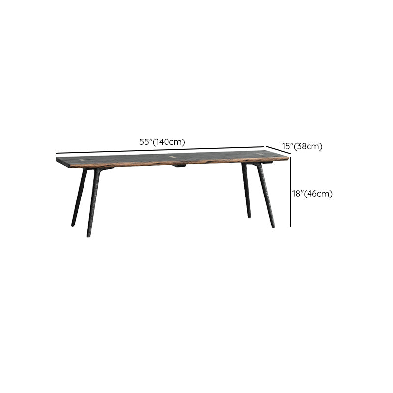 Industrial 1/5 Pieces Dining Set Rectangle Oak Wood Dining Table for Dining Room Clearhalo 'Dining Room Sets' 'Dining Tables & Seating' 'dining_room_set' 'furn' 'furn_dining_room_set' 'Furniture' 'Kitchen & Dining Furniture' 6814748