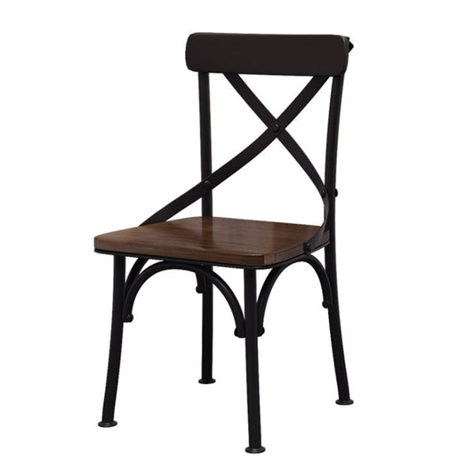 Industrial 1/4/5 Pieces Dining Set Rectangle Pine Wood Dining Table for Dining Room Cafe