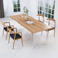 1/3/4/5 Pieces Modern Dining Set Rectangle Pine Wood Dining Table for Kitchen