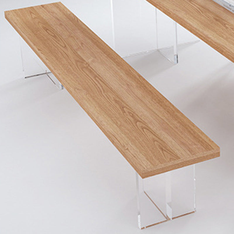 1/3/4/5 Pieces Modern Dining Set Rectangle Pine Wood Dining Table for Kitchen