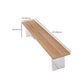 1/3/4/5 Pieces Modern Dining Set Rectangle Pine Wood Dining Table for Kitchen