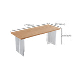 Modern de 1/4/6 Piezas Juego de comedor Rectangle Mesa de comedor de madera de ceniza para comedor
