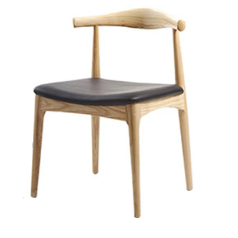 Industrial 1/5/7 Pieces Dining Set Rectangle Pine Wood Dining Table Set for Cafe 1 Black Chair Clearhalo 'Dining Room Sets' 'Dining Tables & Seating' 'dining_room_set' 'furn' 'furn_dining_room_set' 'Furniture' 'Kitchen & Dining Furniture' 6814946