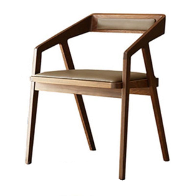 Industrial 1/5/7 Pieces Dining Set Rectangle Pine Wood Dining Table Set for Cafe 1 Dark Brown Chair Clearhalo 'Dining Room Sets' 'Dining Tables & Seating' 'dining_room_set' 'furn' 'furn_dining_room_set' 'Furniture' 'Kitchen & Dining Furniture' 6814952