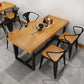 Industrial 1/3/5 Pieces Dining Set Rectangle Wood Dining Table for Dining Room Cafe