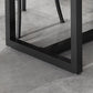 Industrial 1/3/5 Pieces Dining Set Rectangle Wood Dining Table for Dining Room Cafe