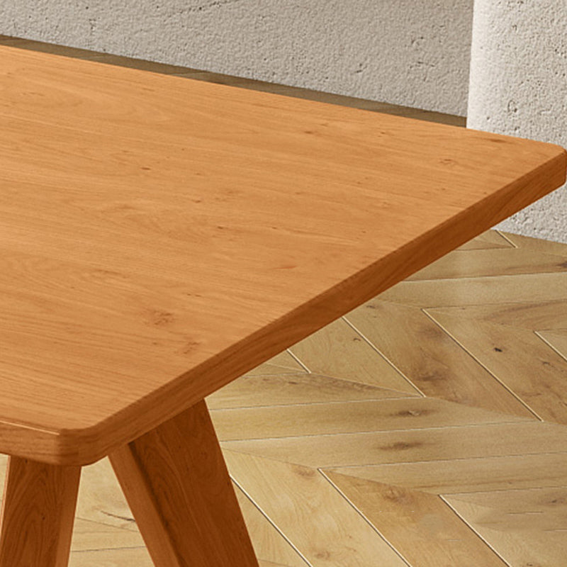 Modern 1/4/5/6 stukken Dinerset rechthoekige dennenhout eettafel voor keuken