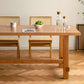 Industrial 1/4/6 Pieces Dining Set Rectangle Pine Wood Dining Table for Dining Room