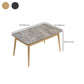 1/2/5/7 Pieces Nordic Dining Set Rectangle Stone Dining Table for Dining Room