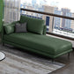 Modern Style Recessed Arms Chaise Living Room Faux Leather Chaise Clearhalo 'Chairs & Seating' 'Chaise Lounge' 'chaise_lounge' 'furn' 'furn_chaise_lounge' 'Furniture' 'Living Room Furniture' 6815306