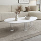 27-inch brede moderne salontafel 3 poten koffie-cocktailtafel