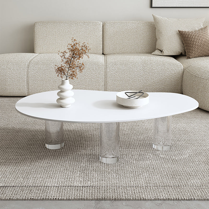 27-inch brede moderne salontafel 3 poten koffie-cocktailtafel