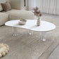 27-inch brede moderne salontafel 3 poten koffie-cocktailtafel