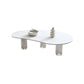 27-inch brede moderne salontafel 3 poten koffie-cocktailtafel